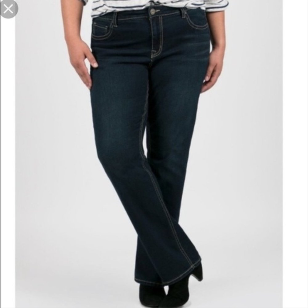 Lane Bryant Genius Fit Boot Cut Jeans Size 14 Regular